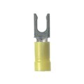 Panduit 12-10 AWG Vinyl Locking Fork Terminal 1/4" Stud PK50, Max. Voltage: 600V PV10-14LF-L